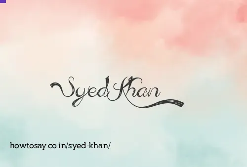 Syed Khan