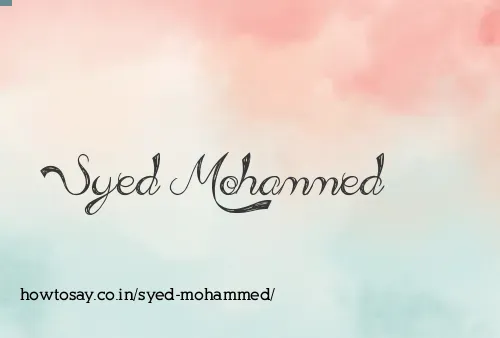Syed Mohammed