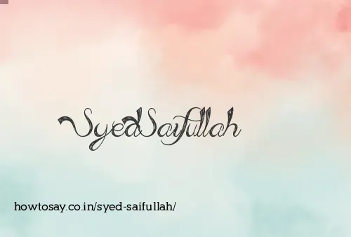 Syed Saifullah