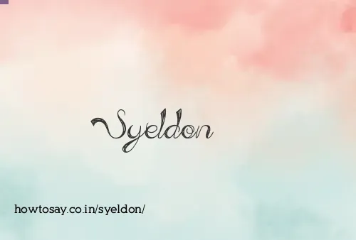 Syeldon