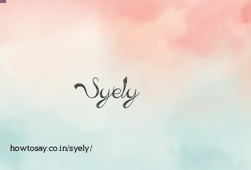 Syely