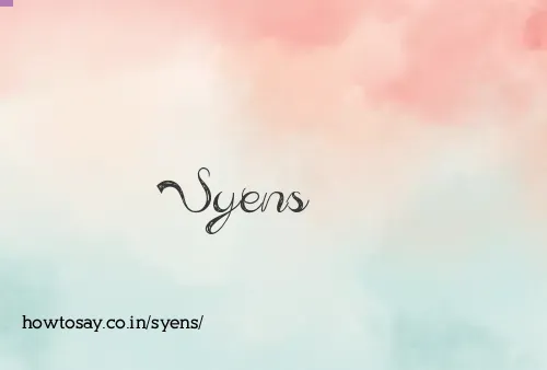 Syens