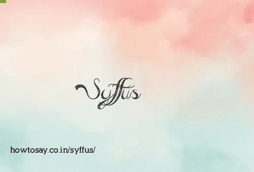 Syffus