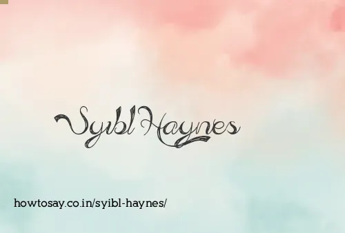 Syibl Haynes