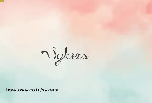 Sykers