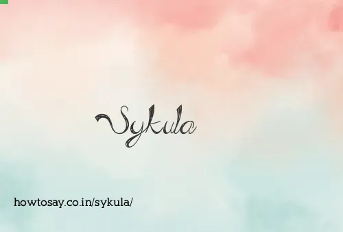 Sykula