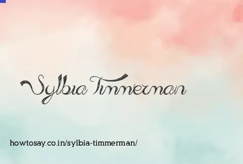 Sylbia Timmerman