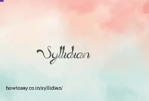 Syllidian