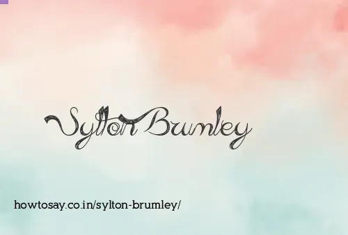 Sylton Brumley