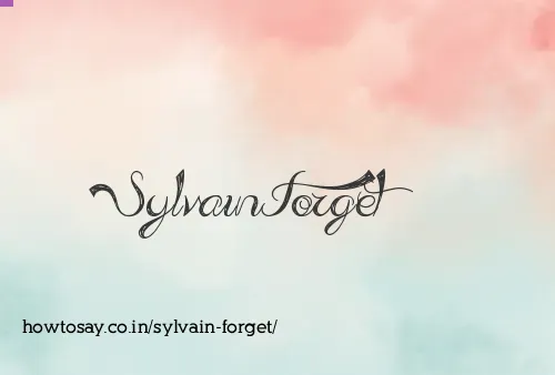 Sylvain Forget