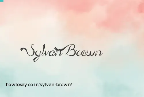 Sylvan Brown