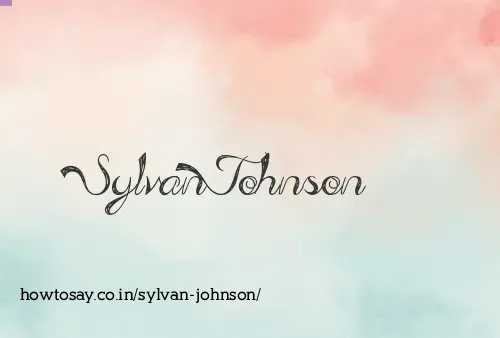 Sylvan Johnson
