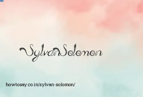Sylvan Solomon