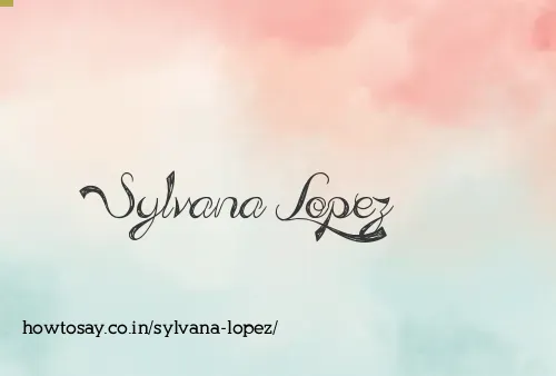 Sylvana Lopez