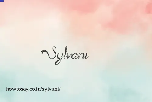Sylvani