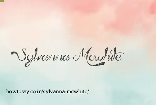 Sylvanna Mcwhite