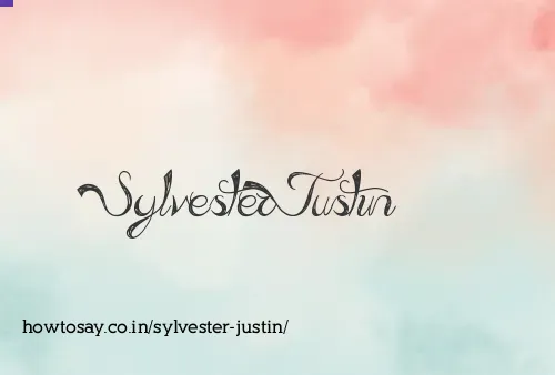 Sylvester Justin