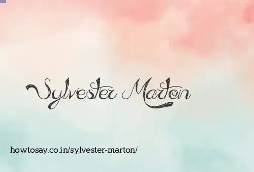 Sylvester Marton