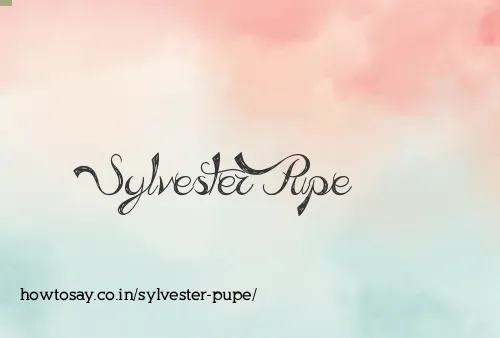 Sylvester Pupe