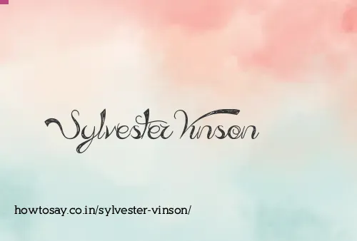 Sylvester Vinson