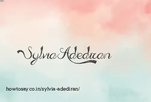 Sylvia Adediran