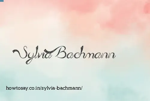 Sylvia Bachmann