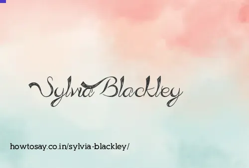 Sylvia Blackley
