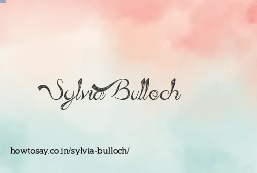 Sylvia Bulloch