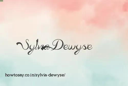 Sylvia Dewyse