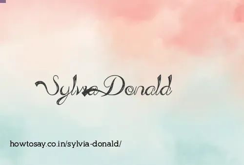 Sylvia Donald