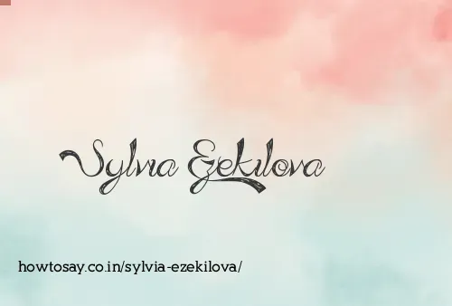 Sylvia Ezekilova