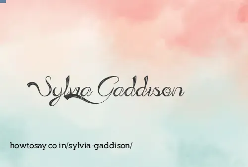 Sylvia Gaddison
