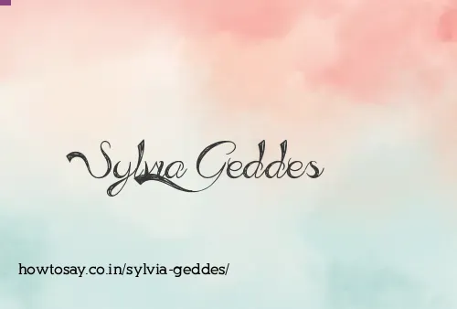 Sylvia Geddes