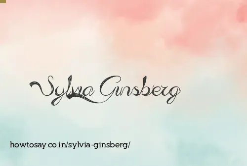 Sylvia Ginsberg