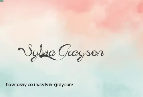 Sylvia Grayson
