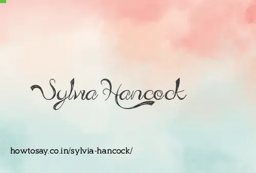 Sylvia Hancock