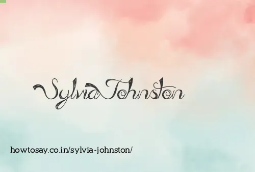 Sylvia Johnston