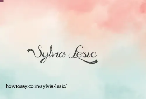 Sylvia Lesic
