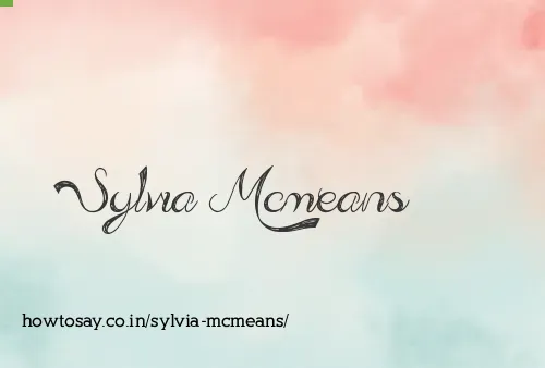 Sylvia Mcmeans