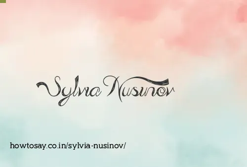 Sylvia Nusinov