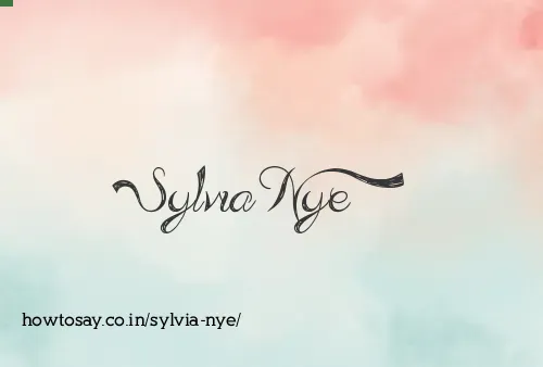 Sylvia Nye