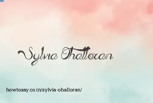 Sylvia Ohalloran