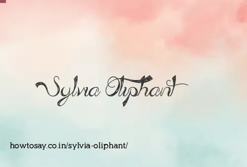 Sylvia Oliphant