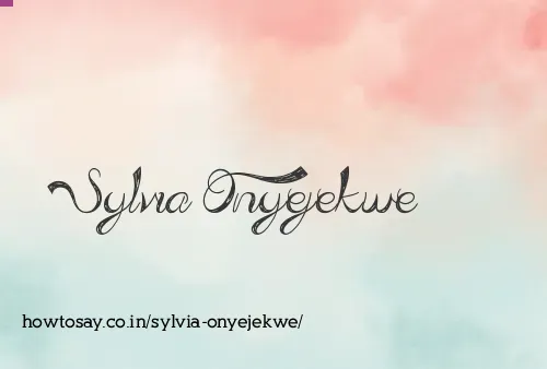 Sylvia Onyejekwe