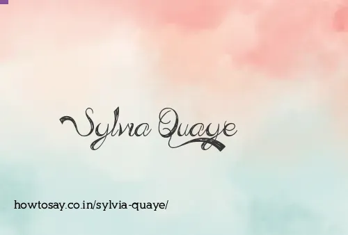 Sylvia Quaye