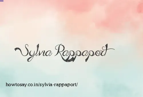 Sylvia Rappaport