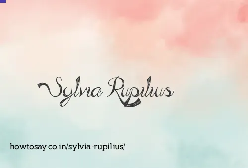 Sylvia Rupilius