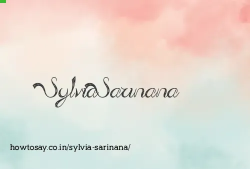 Sylvia Sarinana