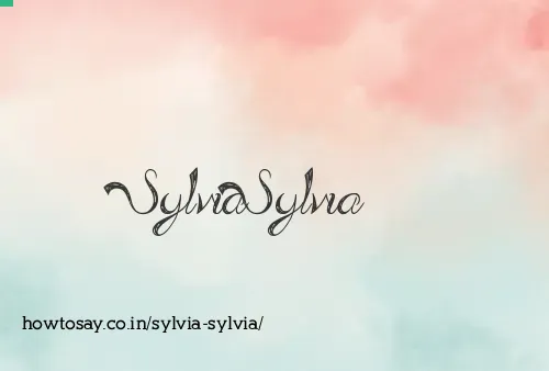 Sylvia Sylvia