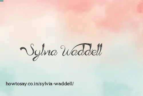 Sylvia Waddell